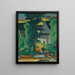 Lavandières - Oldřich Kerhart — framed artwork on a wall