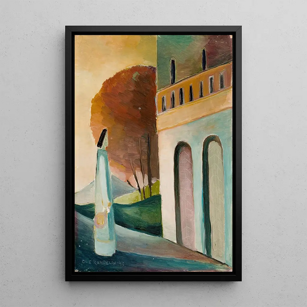 a Palace Door - Ole Kandelin — framed artwork on a wall