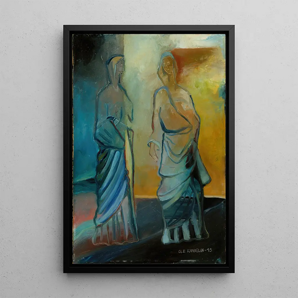 Two Apostles - Ole Kandelin — framed artwork on a wall