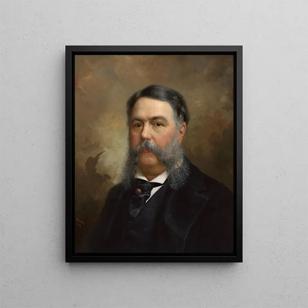 Chester Alan Arthur - Ole Peter Hansen Balling — framed artwork on a wall