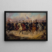 Grant and His Generals - Ole Peter Hansen Balling — framed artwork on a wall