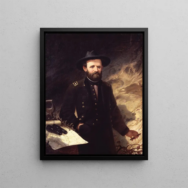 Ulysses S. Grant Painting - Ole Peter Hansen Balling — framed artwork on a wall