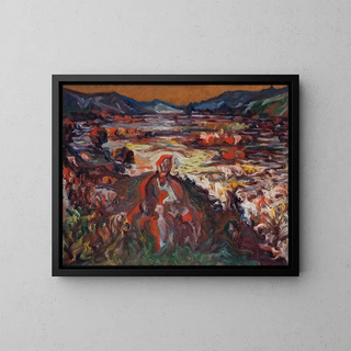 Powder - Oleks Nowakiwski — framed artwork on a wall