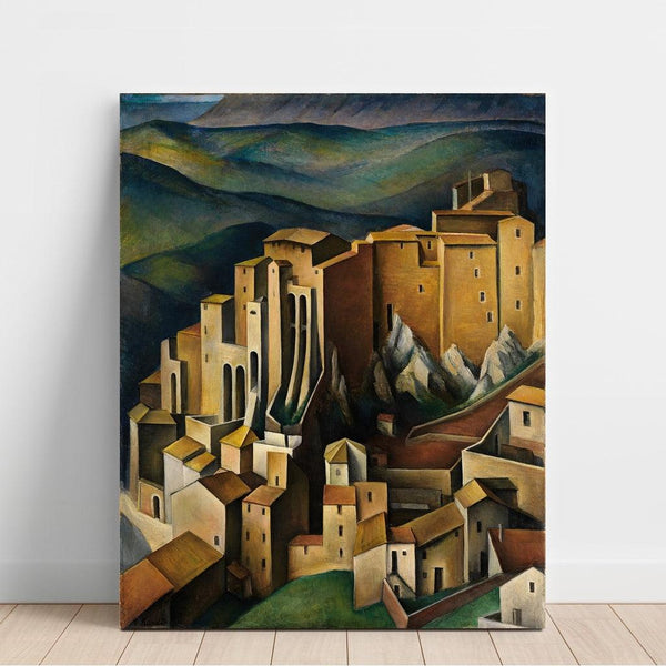 Reproduction of the painting Olevano Painting - Alexander Kanoldt