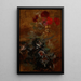 The artist QuiQui's dog - Olga Boznańska — framed artwork on a wall