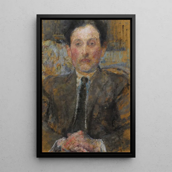 Étienne Collignon - Olga Boznańska — framed artwork on a wall