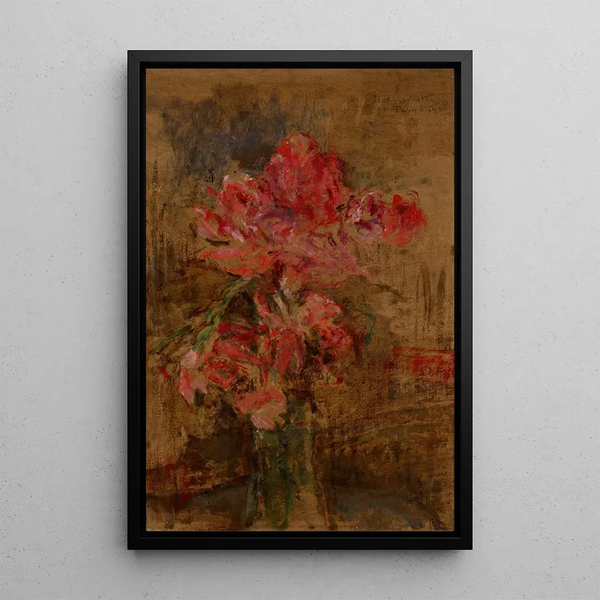 Glaïeuls - Olga Boznańska — framed artwork on a wall