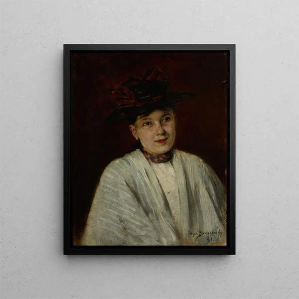 Joyful Baka Painting - Olga Boznańska — framed artwork on a wall