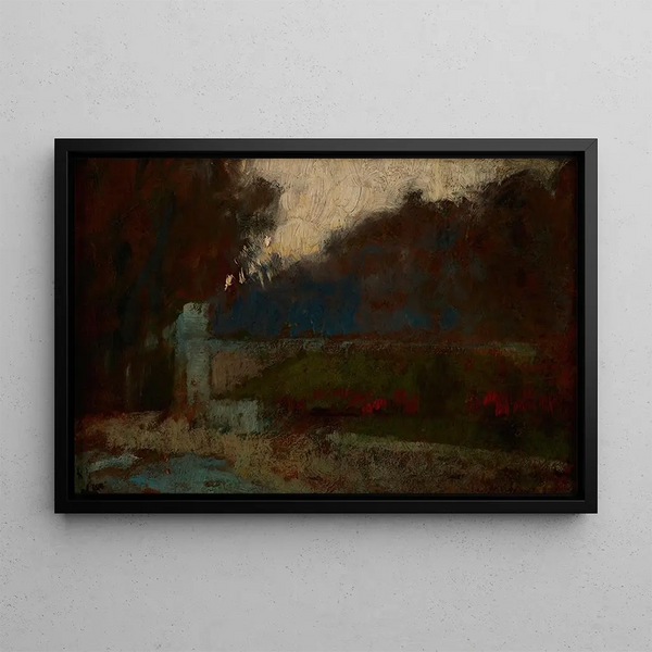 Landscape - Olga Boznańska — framed artwork on a wall