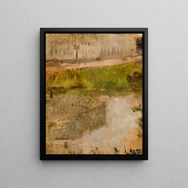 Landscape motif - Olga Boznańska — framed artwork on a wall