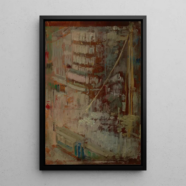Motif de Paris - Olga Boznańska — framed artwork on a wall