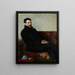 Portrait Painting of Paul Nauen - Olga Boznańska — framed artwork on a wall