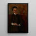 Portrait of Wadysaw Chmielarczyk - Olga Boznańska — framed artwork on a wall