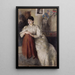 Portrait Painting of Zofia Federowicz - Olga Boznańska — framed artwork on a wall