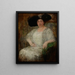 Portrait of a French writer Gabrielle Réval - Olga Boznańska — framed artwork on a wall