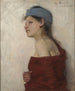 Portrait of a woman, gypsy woman - Olga Boznanska — artwork view