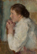 Portrait of a Lady in Profile - Olga Boznańska — artwork view