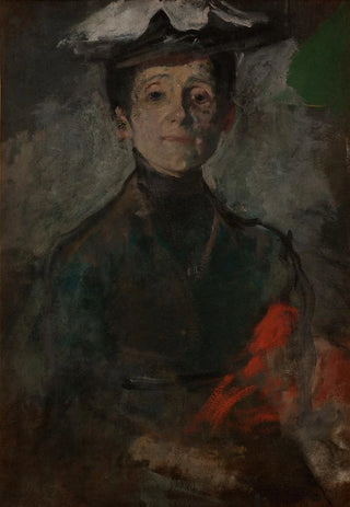 Olga Boznanska - SelfPortrait with Flowers.webp