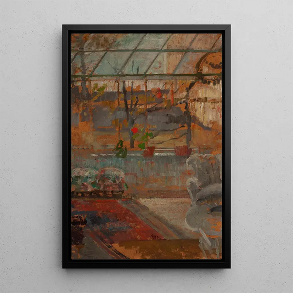 Interior Workshop Painting - Olga Boznańska — framed artwork on a wall