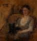 Study of a female figure - Olga Boznańska — artwork view