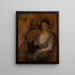 Study of a female figure - Olga Boznańska — framed artwork on a wall
