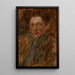 Study of a Male Figure - Olga Boznańska — framed artwork on a wall