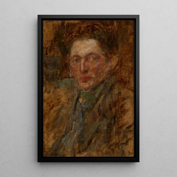 Study of a Male Figure - Olga Boznańska — framed artwork on a wall