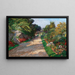 a Garden Path at Riviera Palace Hotels near Monte Carlo - Olga Wisinger-Florian — framed artwork on a wall