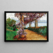 Pergola covered with wisteria in the garden of Villa Haas in Abbazia - Olga Wisinger-Florian — framed artwork on a wall
