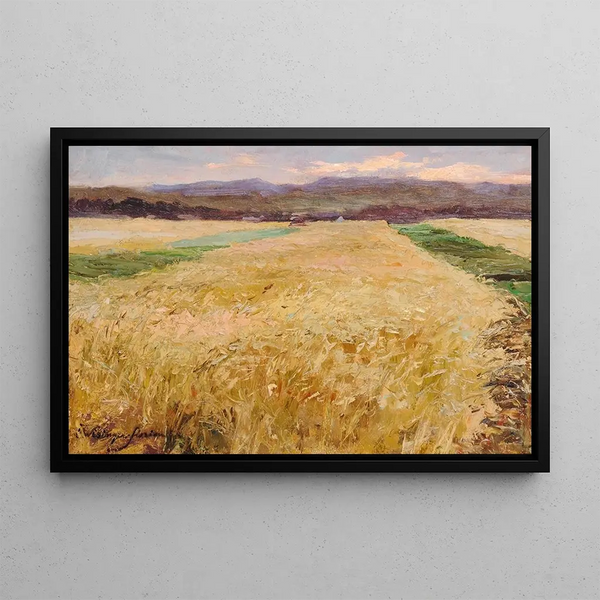 Evening - Olga Wisinger-Florian — framed artwork on a wall