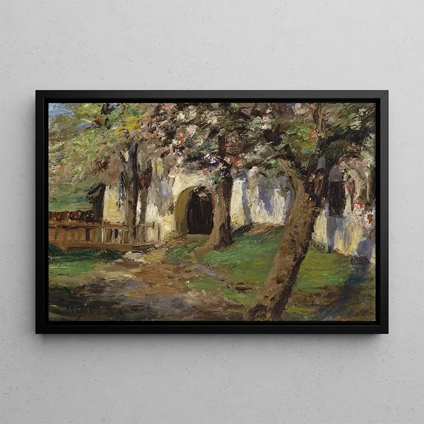 Pommier en fleurs - Olga Wisinger-Florian — framed artwork on a wall