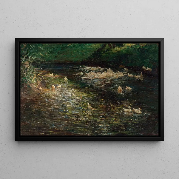Pond - Olga Wisinger-Florian — framed artwork on a wall