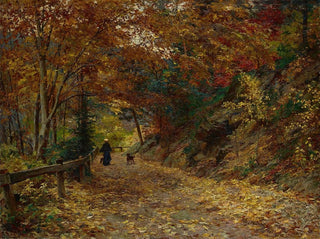 Falling Leaves - Olga Wisinger-Florian — artwork view
