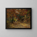 Falling Leaves - Olga Wisinger-Florian — framed artwork on a wall