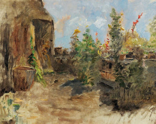 Farm Garden Painting - Olga Wisinger-Florian — artwork view