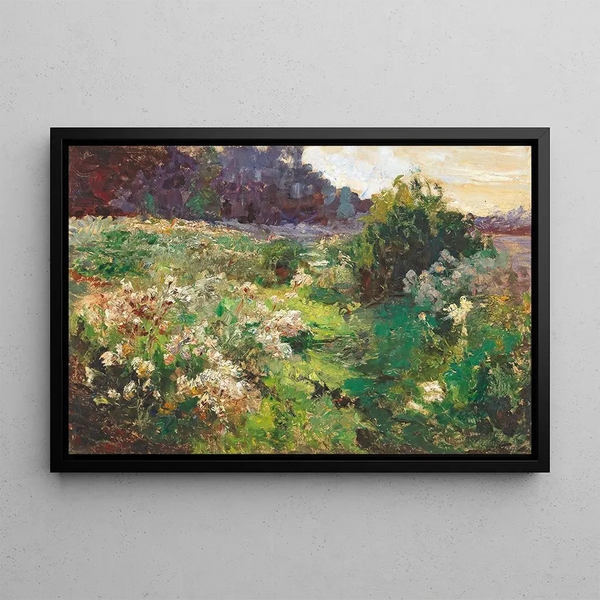Prairie - Olga Wisinger-Florian — framed artwork on a wall