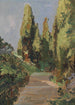 Park landscape painting - Olga Wisinger-Florian — artwork view