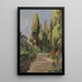 Park landscape painting - Olga Wisinger-Florian — framed artwork on a wall