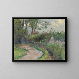 Path in the Park - Olga Wisinger-Florian — framed artwork on a wall