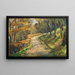 Sentier au début du printemps - Olga Wisinger-Florian — framed artwork on a wall
