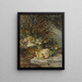 Snowdrop Painting - Olga Wisinger-Florian — framed artwork on a wall