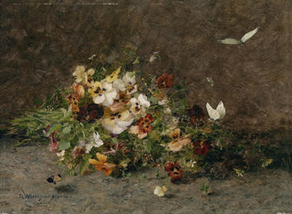 Belle-mère et papillons - Olga Wisinger-Florian — artwork view