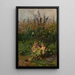 Summer Flowers of the Fields - Olga Wisinger-Florian — framed artwork on a wall