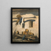 Wall of a house - Olga Wisinger-Florian — framed artwork on a wall