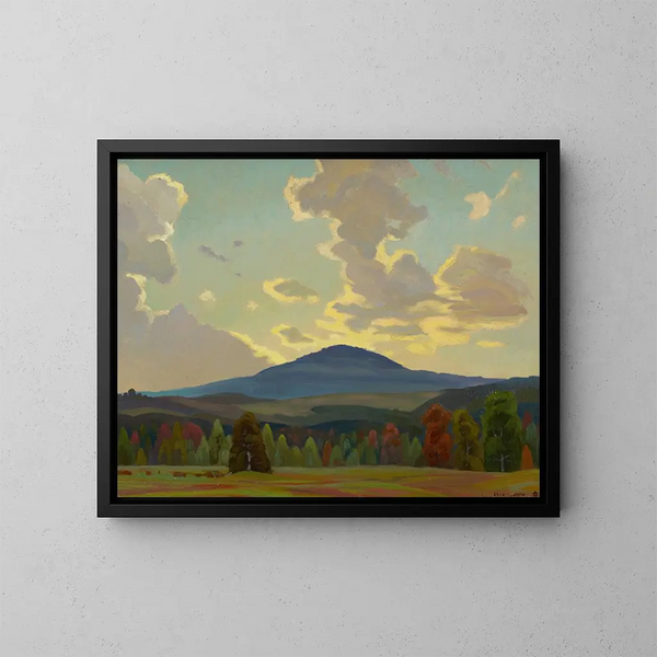 Black Mountains of the Ozarks - Olin Travis — framed artwork on a wall