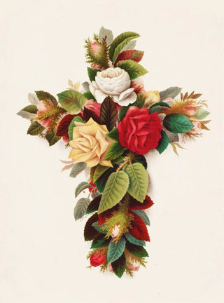 Olive E Whitney - Cross of Roses.webp