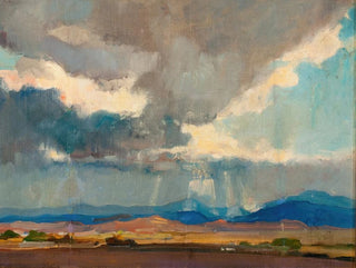 Storm over an Western landscape - Oliver Dennett Grover — artwork view