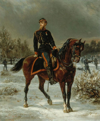 Olivier Pichat - Henry Houssaye 18481911 historien et critique en uniforme de souslieutenant de mobiles en 1871.webp