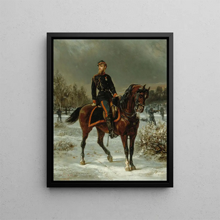 Olivier Pichat - Henry Houssaye 18481911 historien et critique en uniforme de souslieutenant de mobiles en 1871.webp