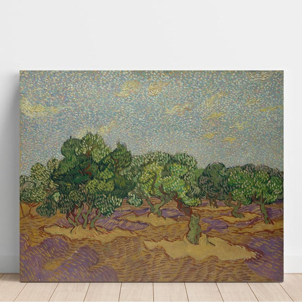 Reproduction of the painting Olive Trees - Vincent van Gogh